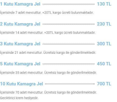 kamagra jel fiyat listesi
